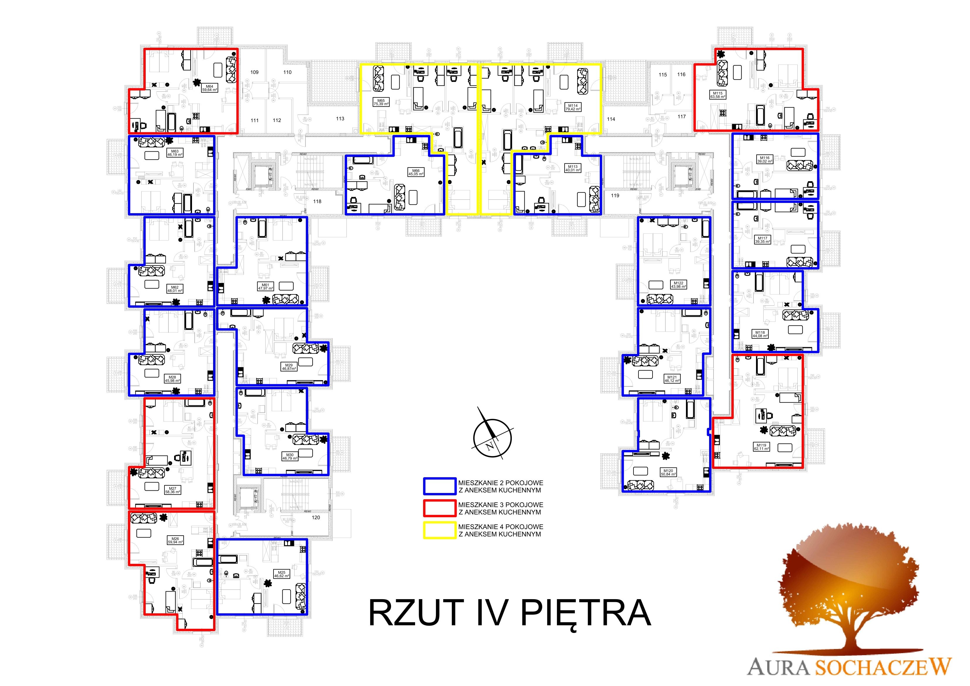 Juliana Ursyna Niemcewicza 20, piętro Piętro IV