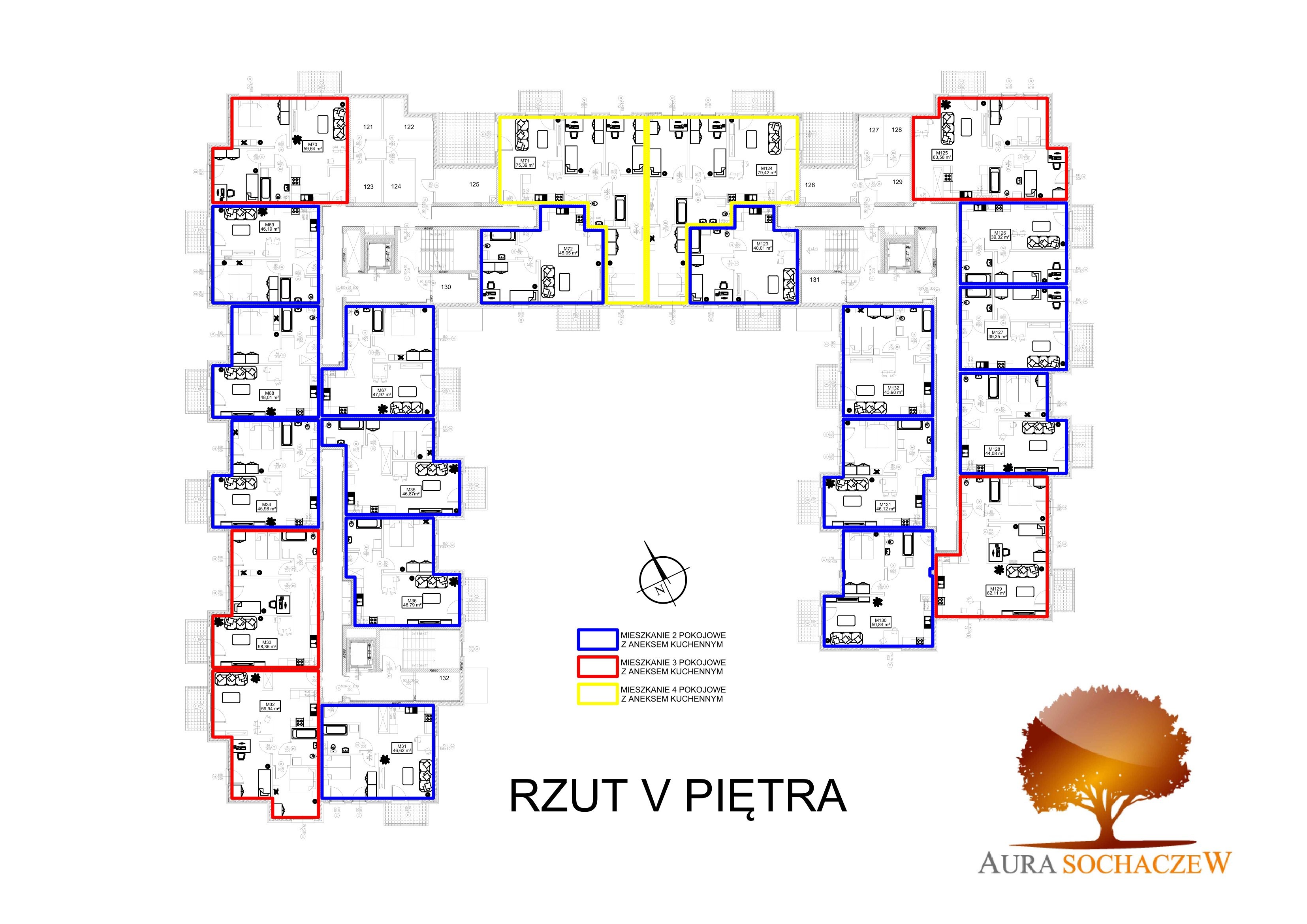 Juliana Ursyna Niemcewicza 20, piętro Piętro V